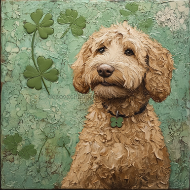 Dog Sign, Doodle Sign, DCO-13006, Sign For Wreath, 10x10
